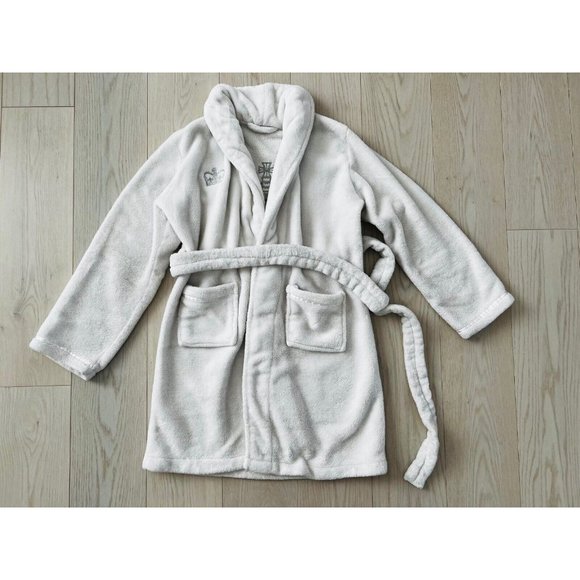Friis & Company Bathrobe Crown Print White Soft ( S ) - Picture 1 of 4
